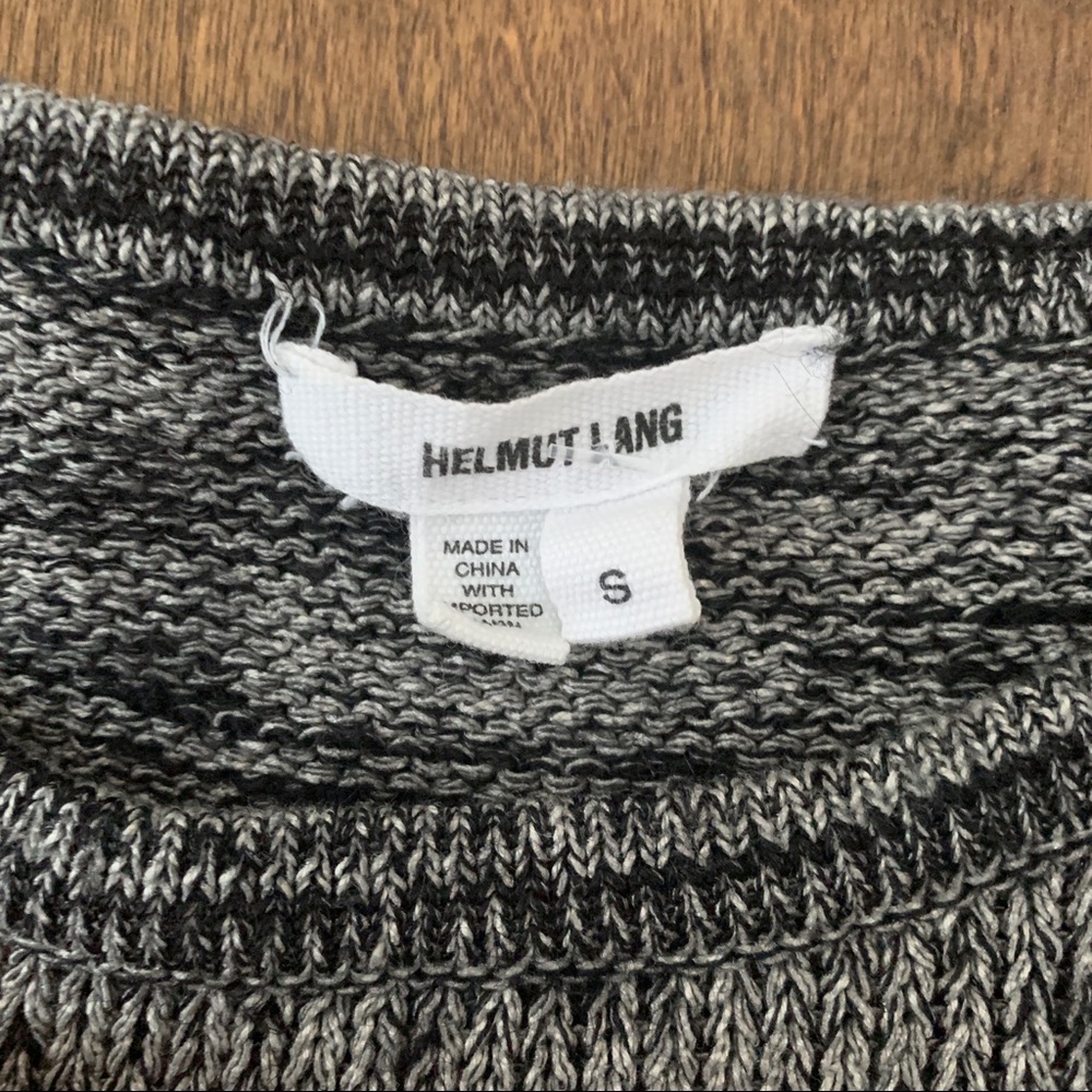 Helmut Lang Blocked Melange Knit Sweater | Size S - Picture 4 of 8